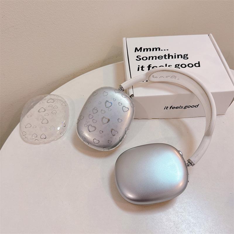 Гальваническое покрытие любовь применяет яблоко AirPods max защитный чехол гарнитура защитный чехол AirPods милый