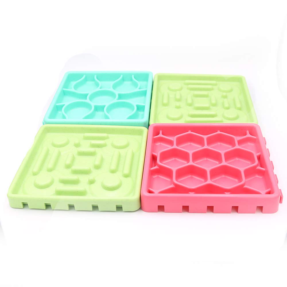 OBEST Игрушка для собаки, Миска, Предотвращает медленное поедание, Развивающая игрушка, Снимает физическую нагрузку и стресс для маленьких, средних и крупных собак (Многофункциональный 4-в-1)