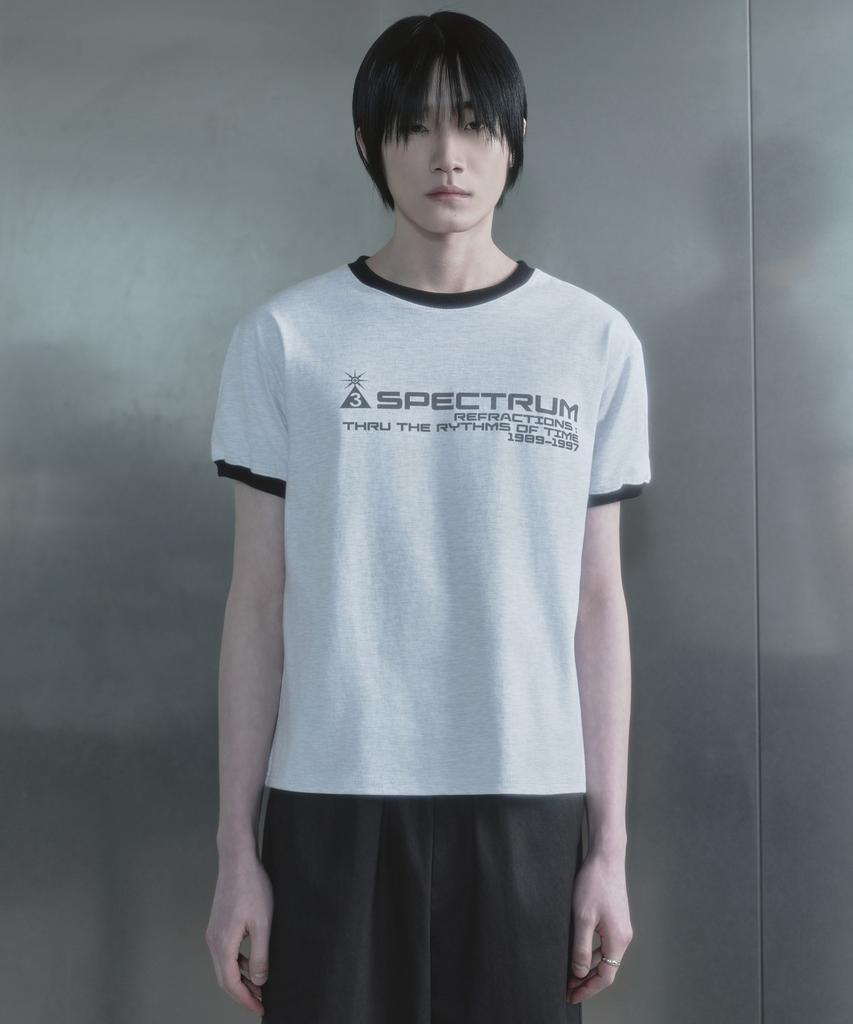 Футболка Kilyu Spectrum Ringer_Белый меланж
