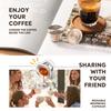 Многоразовые кофейные капсулы iCafilas для кофемашин Nespresso Фильтры для кофе из нержавеющей стали Эспрессо с крема Кофеварка Чайная посуда