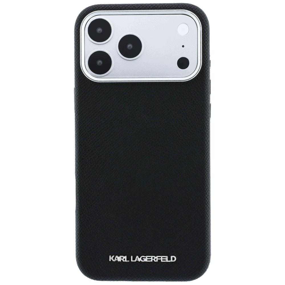 Karl Lagerfeld Back Cover For Apple Iphone 17 Pro, Iphone 18 Pro Black 1 Pc
