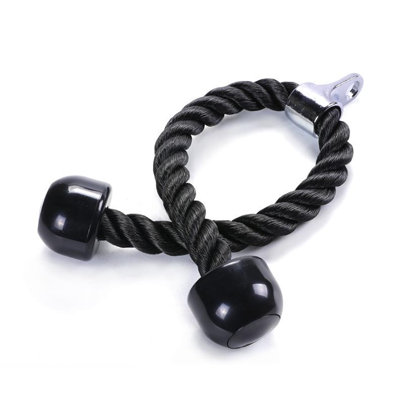 Triceps & Biceps Pulldown Rope - Single/Double Head for Lat Pulldown & Cable Machine Workouts