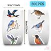500 шт./рулон красочные наклейки с птицами для детей - DIY скрапбукинг альбом декор запечатывание этикетки наклейки