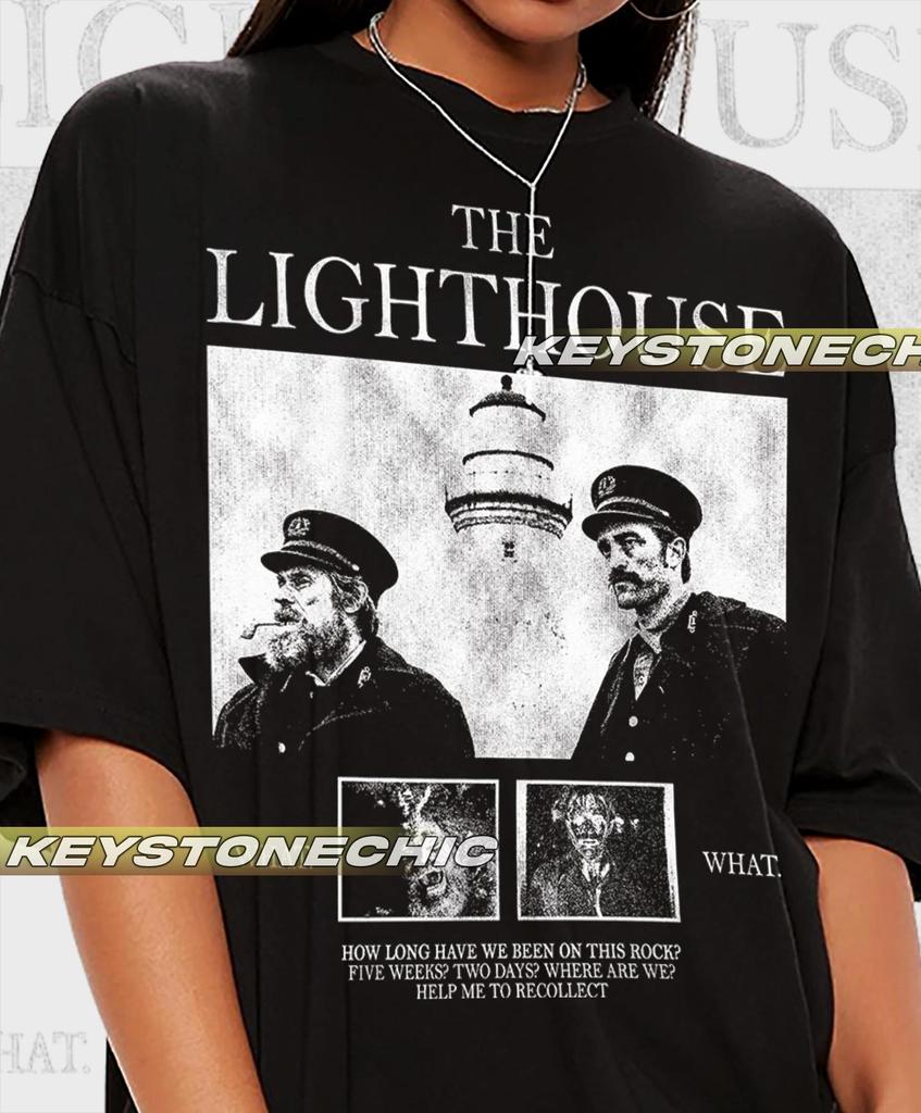 The Light House Williem Dafoe and Robert Pattinson T-Shirt, The Light House T-Shirt, Movie T-Shirt, Gift For Women and Man Unisex T-Shirt