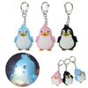 Fun Animal Penguin Keyring LED Torch LED Keychain Sound Light Keychain Kids Toy