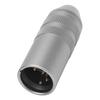 Portable XLR to 4.4mm Adapter Plug and Play Audio Adapter  Microphone