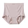 High-Waist Seamless Women's Briefs: Tummy Tuck, Hip Lift, Breathable, Antibacterial 7A Silk, Large Sizes Available.