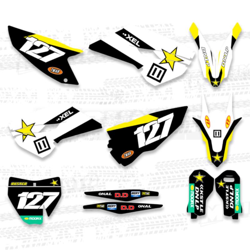 MCHMFG For Husqvarna TE FE 125 250 300 450 2014 2015 2016 TC FC TX 2014 2015 Motorcycle Graphic Decal Stickers Kits