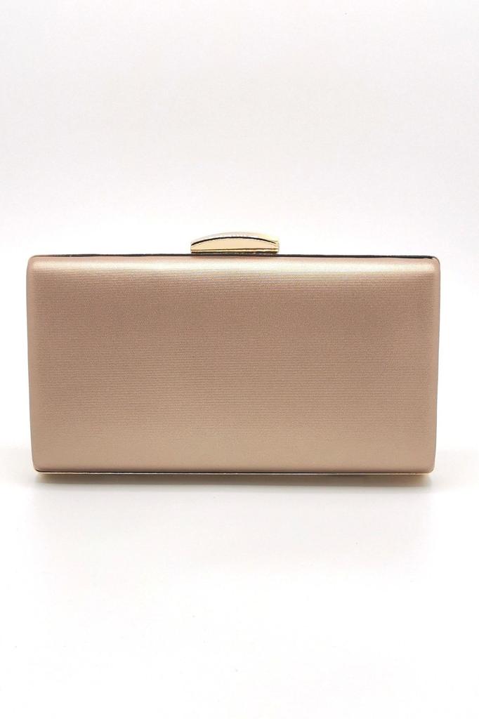 Women's Stylish and Useful Evening Dress Bag Powder Fabric Faux Leather Evening Dress Bag