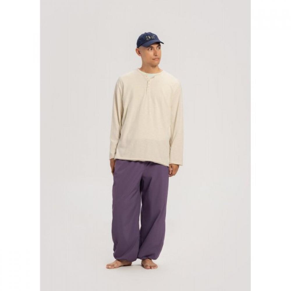 Budhi Mudra Diagonal Jogger Pants  Grape Compote  B61003apl44 P44 