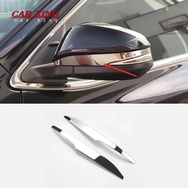 Car Sticker Rear View Rearview Side Mirror Cover Eyebrow Trim Frame 2pcs For Toyota Noah Voxy 80 Series 2014 2015 2016 2017 2018