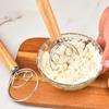 Danish Dough Whisk Stainless Steel Dutch Style Bread Dough Hand Mixer Wooden Handle Kitchen Baking Tools Pastry Dough Blender