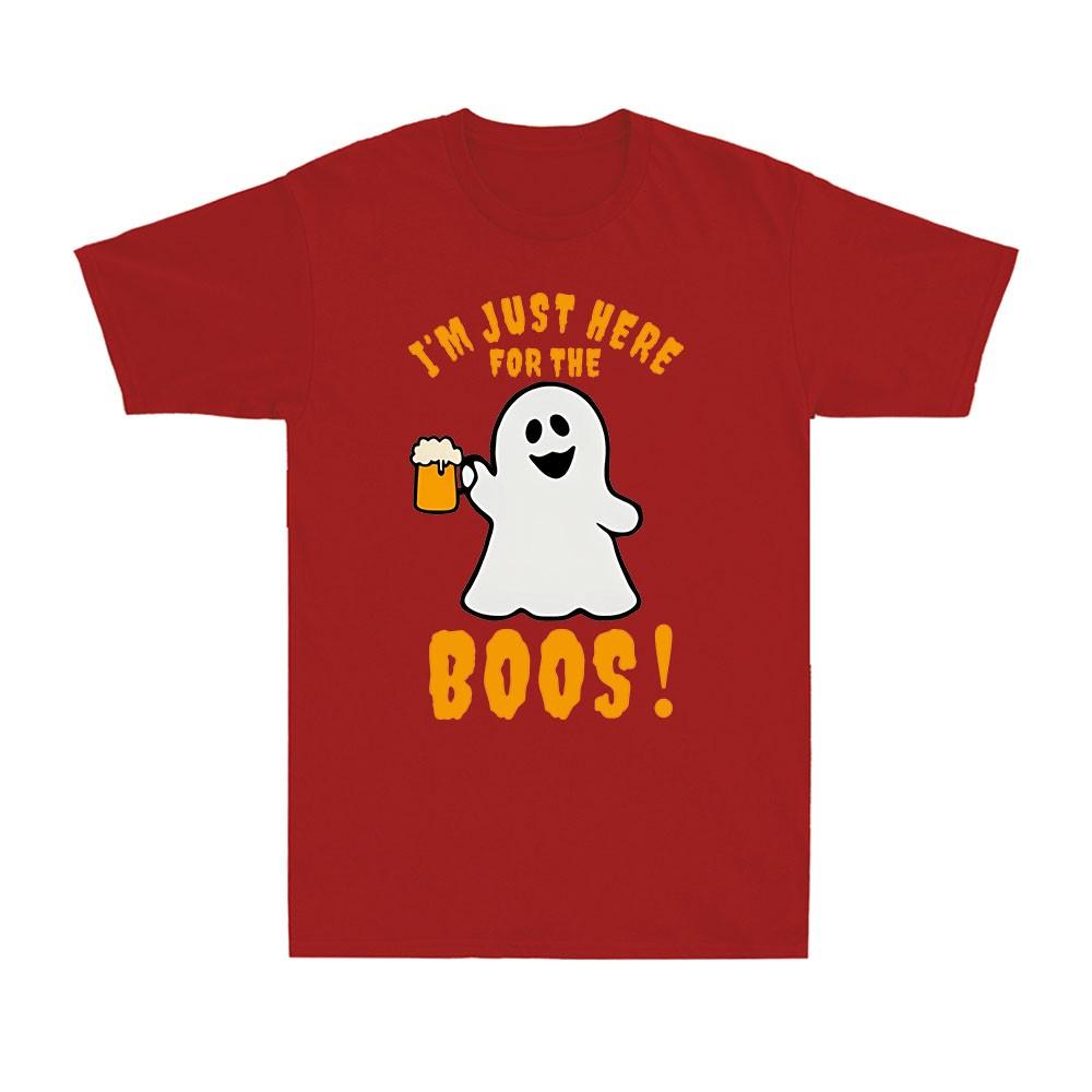 Im Just Here For The Party Beer Mug Scary Halloween Novelty Unisexs Tshirt