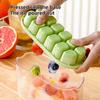 Формы для кубиков льда на 12 ячеек Силиконовая форма для кубиков льда со съемной крышкой Форма для домашних эскимо Сделай сам Идеально для коктейлей Морозильной камеры Кухонный гаджет Высокое качество