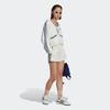 (WMNS) adidas Terry Fabric Cropped Sweatshirt Asia Sizing 'White Navy' Women's HL6585