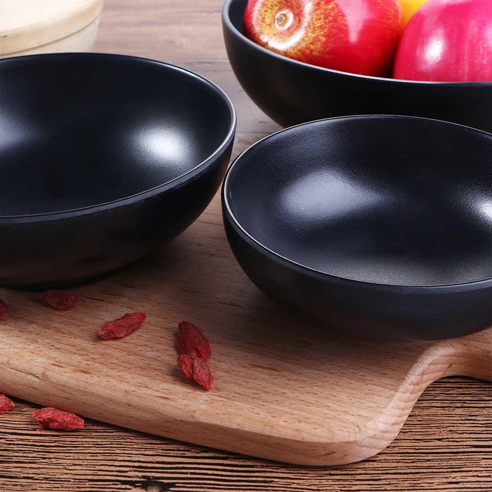 Porcelain Melamine for Noodle,Salad,Soup Dull Polish Kitchen Supplies Ramen Bowl Bowls Tableware