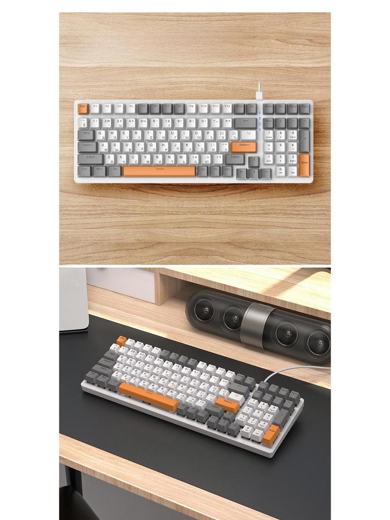 Free Wolf K3 Russian Mechanical Keyboard 980: Customized Russian Gaming Keyboard