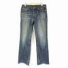 Сделано в Японии Lounge Lizard Whisker Wash Cutoff Denim Мужские 2 Синий Прямой Lounge Lizard(ИСПОЛЬЗОВАЛ)