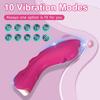 Finger Vibrator 10 Vibrating Modes Bullet Nipple G Spot Clitoral Stimulator Rechargeable Clit Vibrators Female Sex Toy for Women