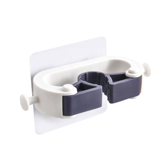Wall Mounted Mop Organizer Broom Holder Strong Load-bearing Non-Slip Design Waterproof Mop