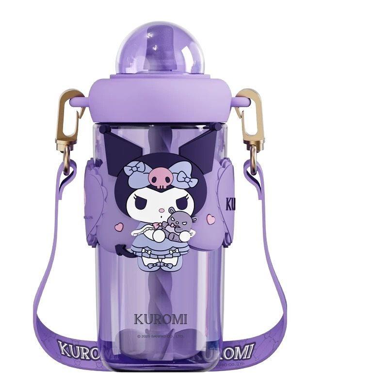 Многоразовая бутылка для воды Sanrio Melody из Tritan с герметичной крышкой для детей и взрослых