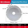 Silver/Gold Brazed Diamond Cutting Disc Diamond Sand Diamond Grinding Blade  Quartz Stone Jade