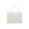 DIOR BookTote Cow Leather Handbag Medium Women's Milk White M1324OWHP-M030