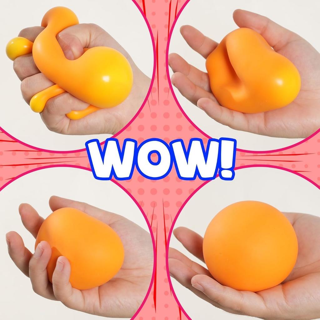 Мячи для снятия стресса, нетоксичные сжимаемые шарики, разноцветные пенопластовые шарики для детей и взрослых, мягкие игрушки для снятия стресса при тревожности, СДВГ, аутизме, 4 шт.