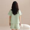 Fenteng Five Good 32 Cotton Lapel Sleepwear Set