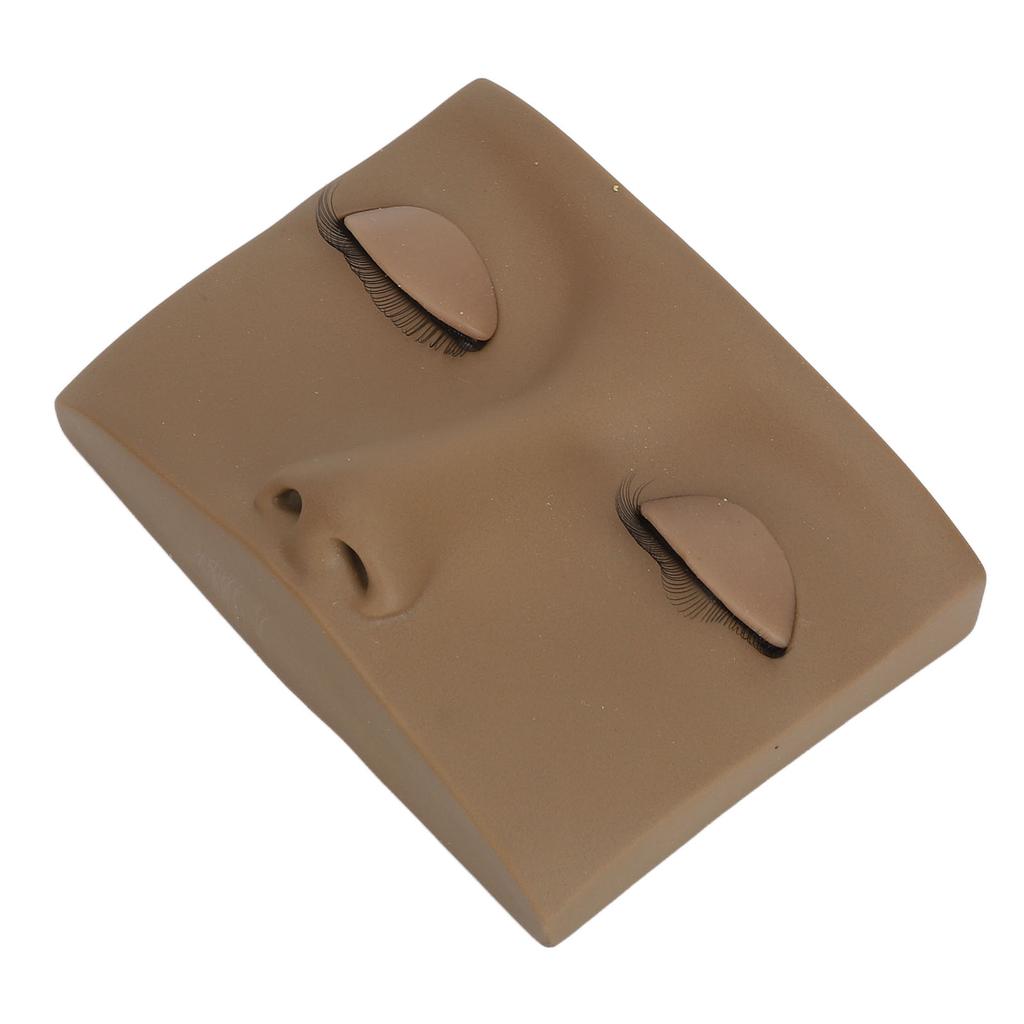 Ресницы манекен голова практика реалистичная половина лица макияж голова обучение с 3 парами съемных