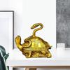 Декоративные скульптуры Змея Черепаха Китайские абстрактные фигурки животных Напольные статуэтки из латуни Подарок