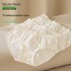 SecretWorld Women's 7A Antibacterial 100% Cotton Mid-Waist Underwear