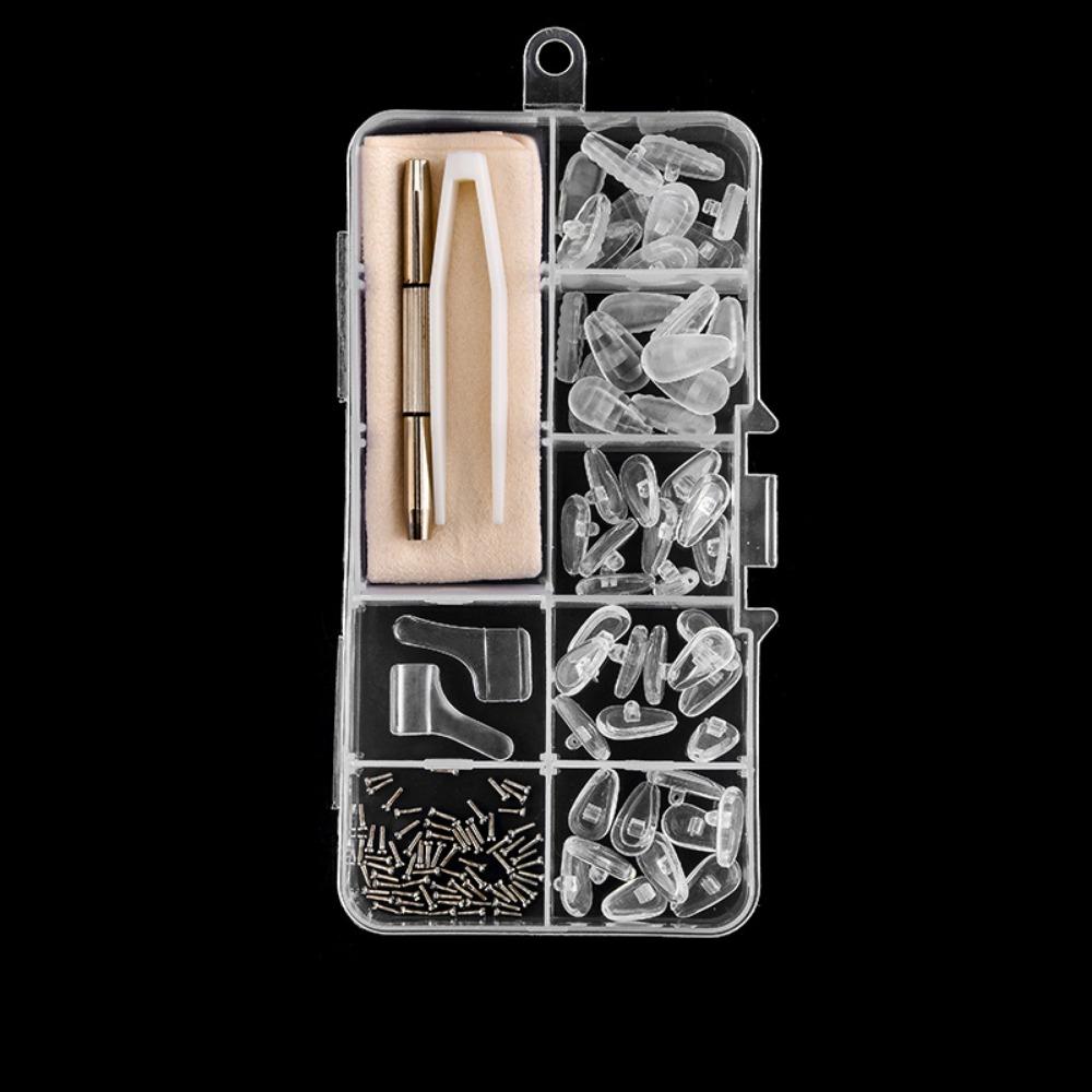 Antiskid Precision Screw Sets Silicone Glasses Repair Tools Eyeglass Repair Kit  Repair Accessories