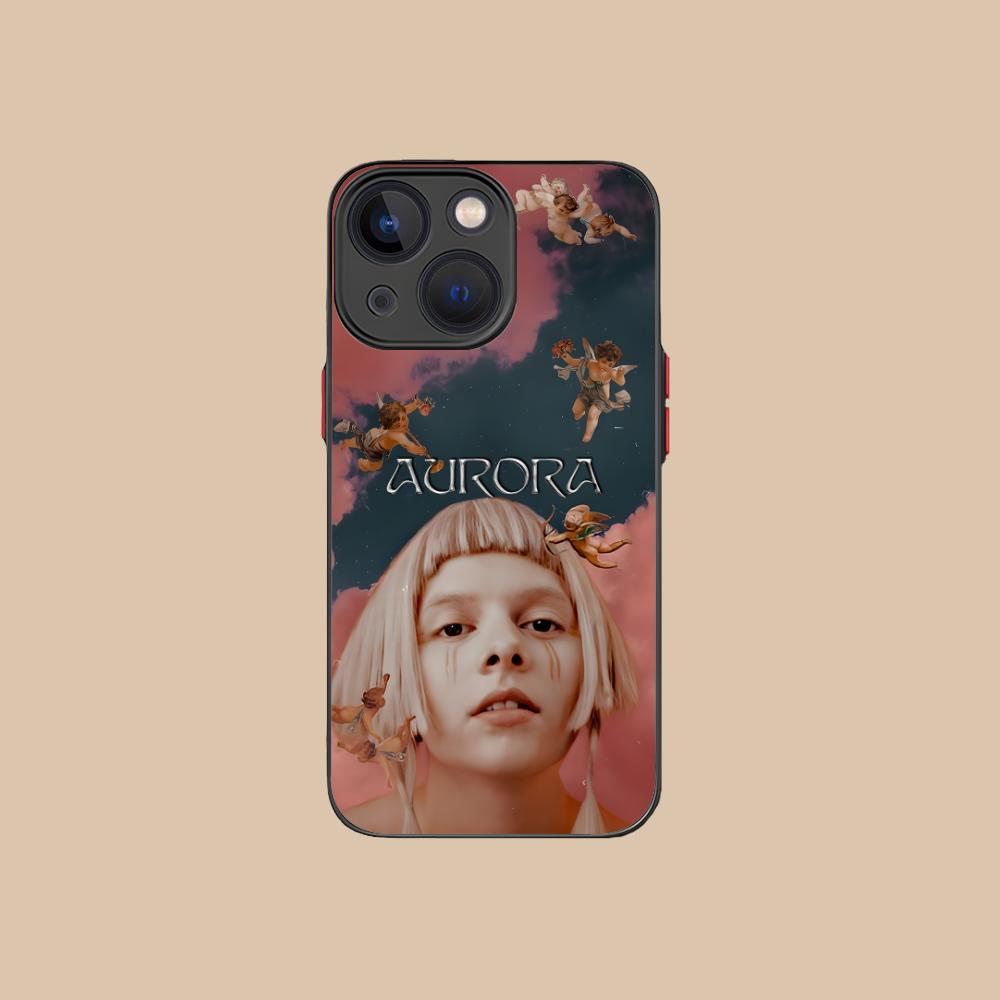 Aurora Aksnes Silicone Mobile Phone Case for iPhone 17 16 15 14 13 12 11 X XR XS Air Pro Max Plus Mini Colorful Cover