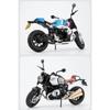 1/9 BMW R NINE T Сплав Круиз Спорт Мотоцикл Модель Литой Металл Игрушка Классический Уличный Гоночный Мотоцикл Модель Звук Свет Детский Подарок