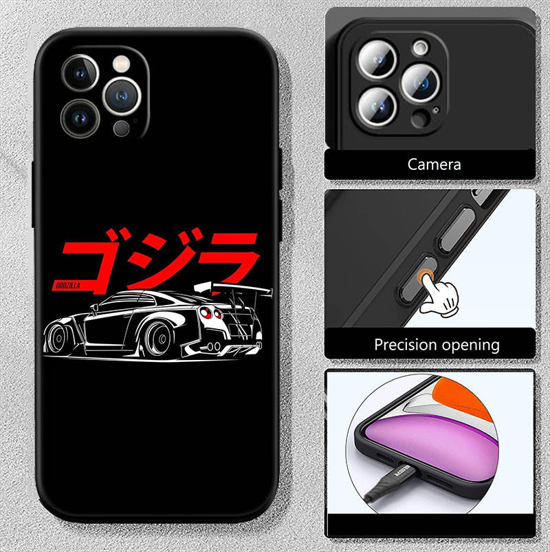 ED53 Supercar HKS JDM автомобильный чехол для телефона iPhone 6 6s 7 8 11 12 13 14 15 XS Pro Max XR X SE Samsung S20 S21 S22 S23 S24 FE Ultra Plus Lite S21S A55