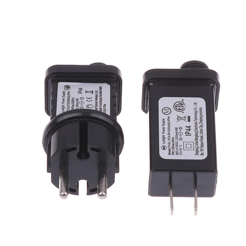 1PC EU/US Plug 5VDC 6W 8 Functional SELV LED Lamp Driver Switch Adapter IP44 Waterproof Laser Lighting Europe Power Supply