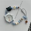 Adjustable Bracelet Watch Beaded Wristwatches New Quartz Watch  Women Girls