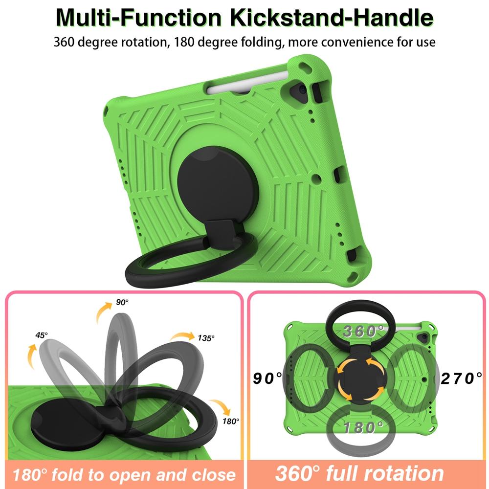 Для Apple iPad 10.2 2019 2020 2021 7th 8th 9th Gen A2197 A2270 A2602 A2604 чехол EVA Kids Safe Pull Ring противоударный плечевой ремень подставка чехол для планшета