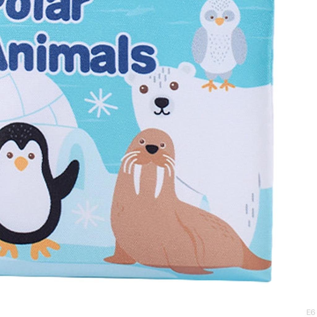 Baby Bath Cloth Book, and Feel for Kids, 0-3 Year Old, Toddlers