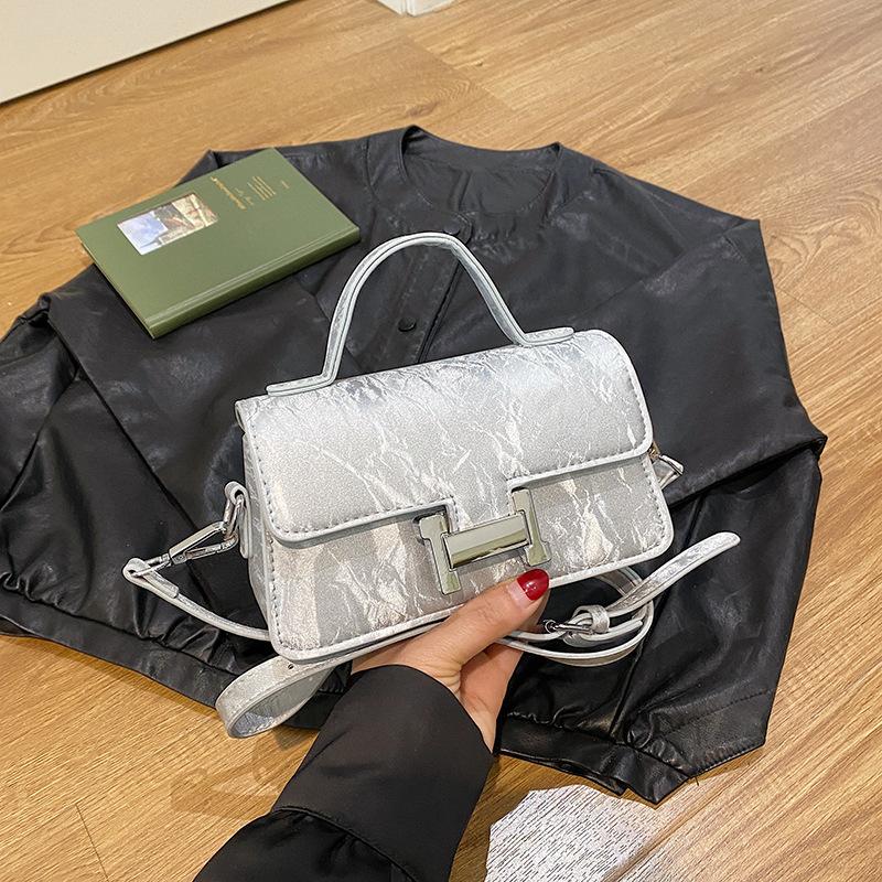 Популярные нишевые сумки Новые женские сумки Универсальные сумки через плечо Модные маленькие квадратные сумки с узором