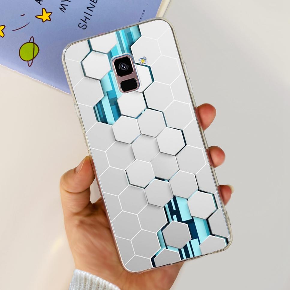 For Samsung Galaxy A8+ A8 Plus Case New Butterfly Flower TPU Soft Silicon Cover For Samsung A8+ 2018 SM-A730F Phone Case Funda
