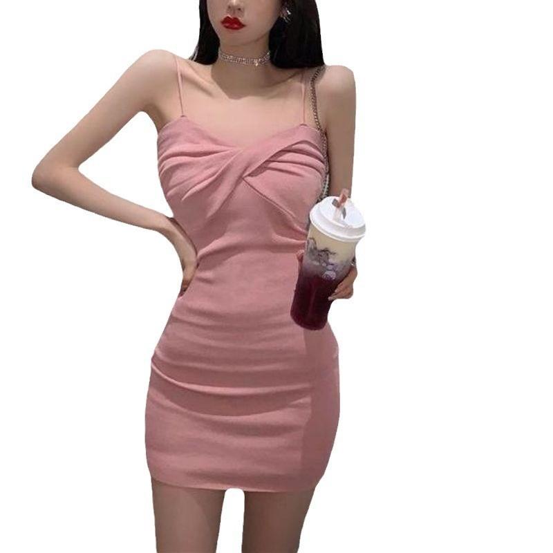 Summer Girl Dress With High Waist Sleeveless Knitted Business Casual For Office And Party