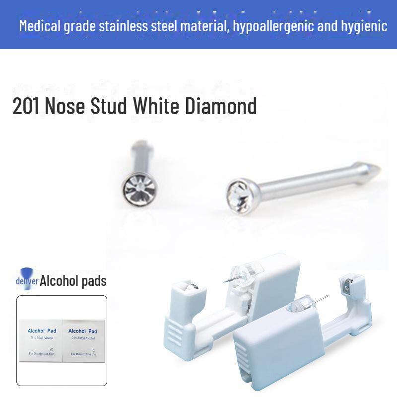 Fusmet 2nd Gen одноразовый набор инструментов для прокалывания ушей с пирсингом ушей и гвоздезабивным пистолетом