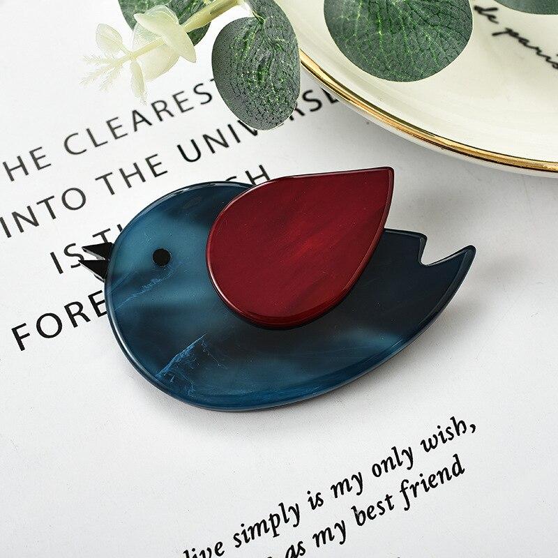 Blucome Корейская версия винтажной ювелирной броши с изображением животных, булавка, милая брошь в виде ласточки, аксессуары для одежды