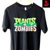 Мужские и женские футболки Plants Vs Zombies Ретро Геймерская Футболка | Унисекс Хлопок
