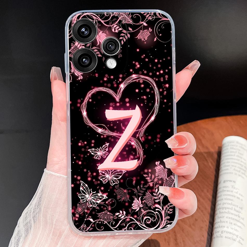 Чехол для телефона Oppo Reno 15 Pro Mini 15F 15C 5G Великолепные Звездные Буквы Ударопрочный Корпус Для Oppo Reno15 Мягкий Прозрачный Силиконовый Funda