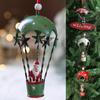 Подвеска Nordic Iron Christmas в виде воздушного шара и парашюта, креативные рождественские украшения, подвеска в виде рождественской елки