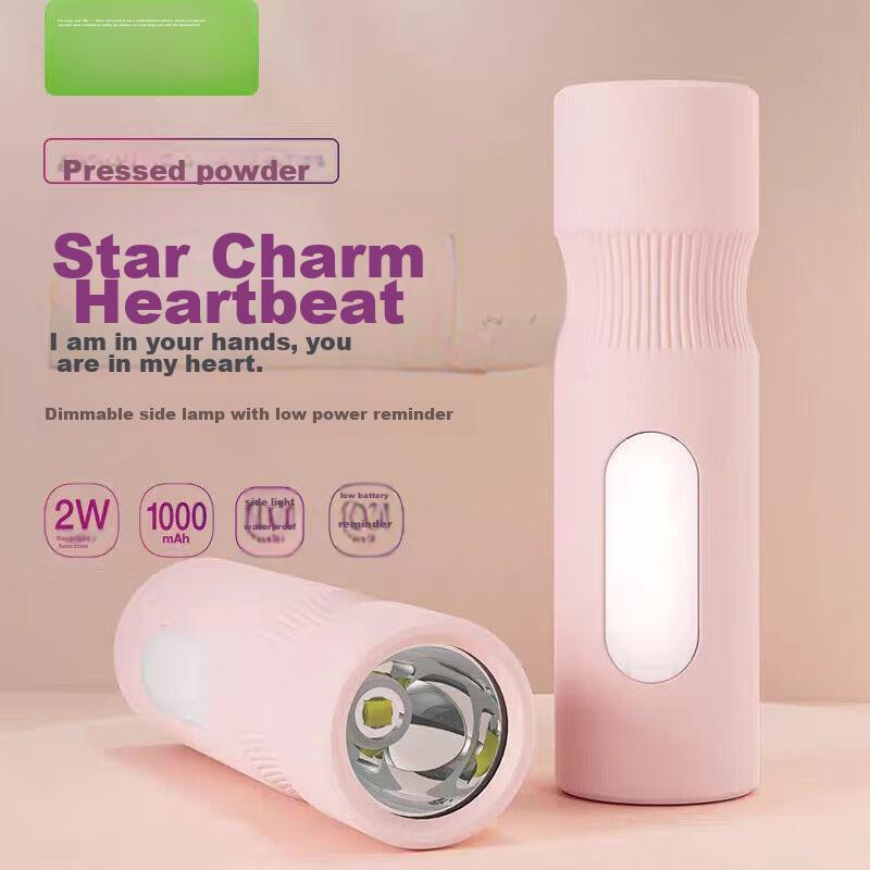 Duration Power Flashlight, Outdoor Mini Flashlight, Rechargeable, Compact, for Home Lighting And Emergency Use, Random Color And Style - 9183