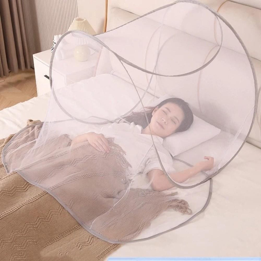 High-Density Mesh Mosquito-Proof Net Foldable Mosquito Net Stand Portable Mesh Sleeping Net Summer
